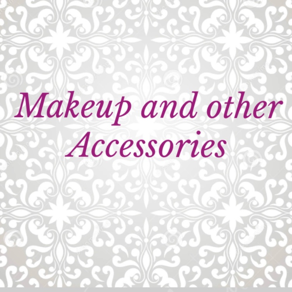 ( closet sign ) Checkout my makeup section!